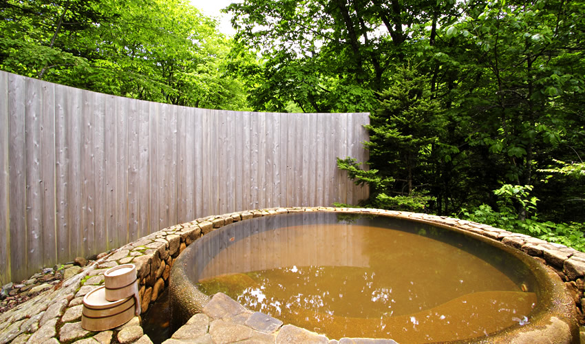 Communal open-air bath
